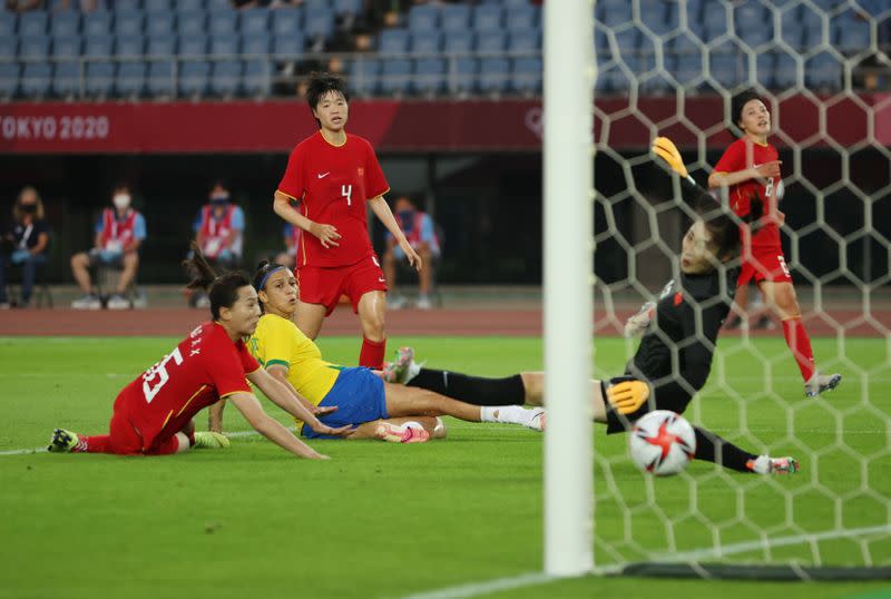 Soccer Football - Women - Group F - China v Brazil