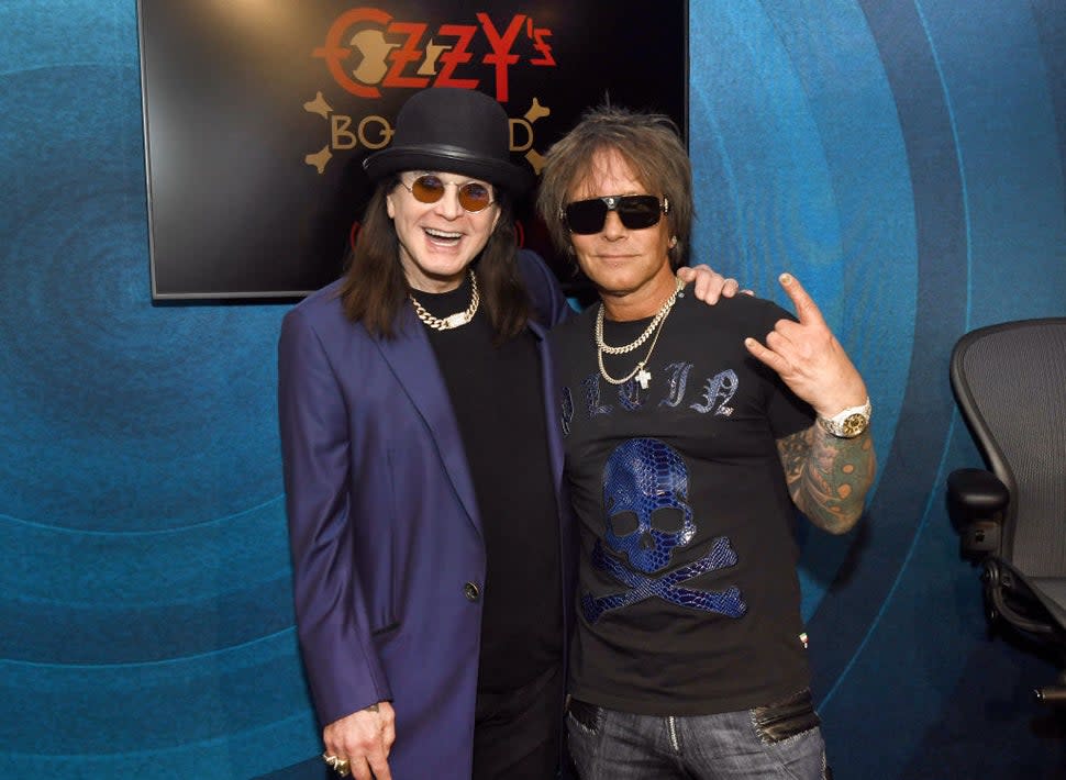 Ozzy Osbourne and Billy Morrison