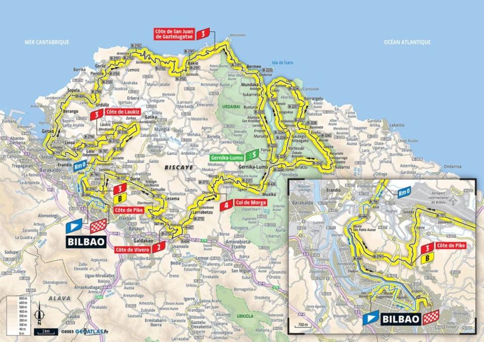 Stage 1 map (letour)