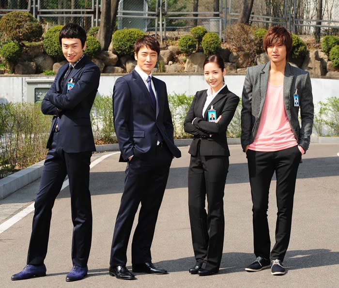 Lee Min-Ho (right) played the character in the Korean version of 'City Hunter' in 2011