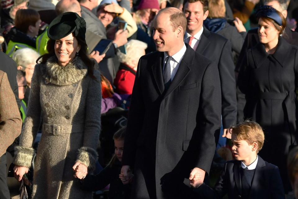 Kate Middleton, Princess Charlotte, Prince William, and Prince George