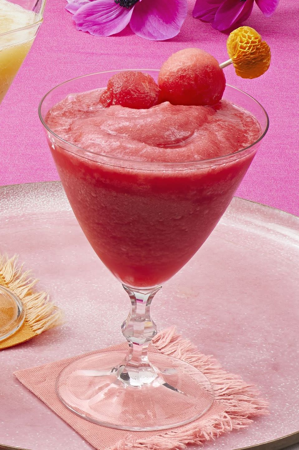 Watermelon Raspberry Frozen Sangria