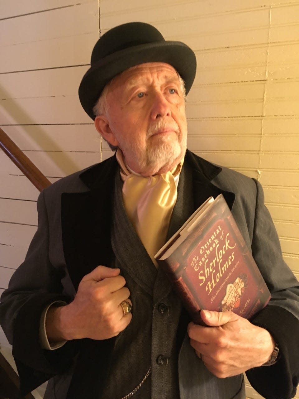 Historian Chris Hart of Port Washington will portray Sir Arthur Conan Doyle on July 9 at Stories on the Steps at the Reeves Museum.