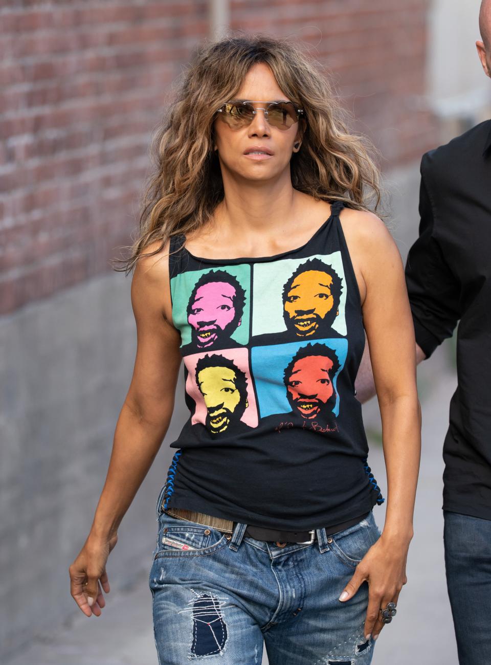 Halle Berry in the street