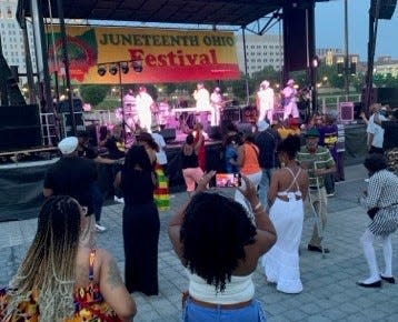 The Juneteenth Ohio Festival offers music galore, along with food, a college and career fair, classic car show and numerous other attractions. The fest is set for Saturday and Sunday in Genoa Park. Admission is free until 3 p.m., then costs $20 for adults and $5 for children.