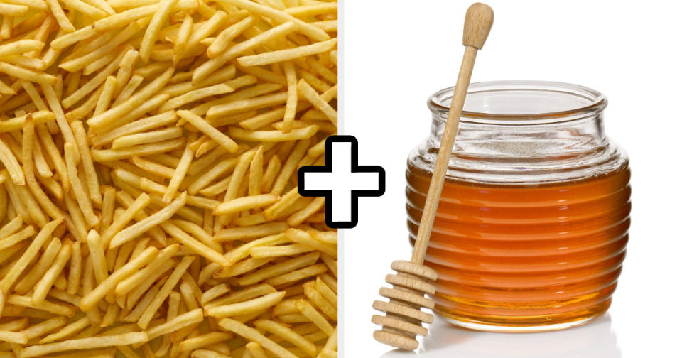 fries and honey