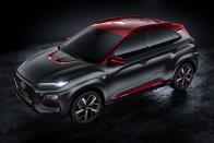<p>The modern Tony Stark famously drives an Audi R8. So why did Hyundai team up with Marvel for an <em>Iron Man</em>-themed Kona? We're not entirely sure. The results was predictably corny. </p>