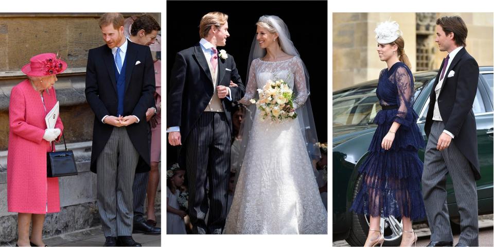 <p>Meghan Markle and Prince Harry's one-year wedding anniversary wasn't the only royal celebration to take place over the weekend; <a href="https://www.cosmopolitan.com/uk/reports/a25653595/lady-gabriella-windsor-wedding-windsor-castle/" rel="nofollow noopener" target="_blank" data-ylk="slk:Lady Gabriella also married Thomas Kingston;elm:context_link;itc:0;sec:content-canvas" class="link ">Lady Gabriella also married Thomas Kingston</a> in St. George's Chapel in Windsor Castle. It was the same venue that played host to <a href="https://www.cosmopolitan.com/uk/reports/g20752852/royal-wedding-photo-album-prince-harry-meghan-markle/" rel="nofollow noopener" target="_blank" data-ylk="slk:the Sussexes' wedding last May;elm:context_link;itc:0;sec:content-canvas" class="link ">the Sussexes' wedding last May</a> - and <a href="https://www.cosmopolitan.com/uk/reports/g23730410/princess-eugenie-wedding-jack-brooksbank-pictures/" rel="nofollow noopener" target="_blank" data-ylk="slk:Princess Eugenie's wedding last October;elm:context_link;itc:0;sec:content-canvas" class="link ">Princess Eugenie's wedding last October</a> - and Lady Gabriella looked gorgeous in her Luisa Beccaria dress. Here's all the pictures you need to see from the royal wedding...</p>