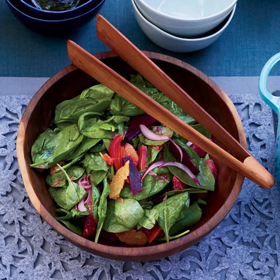 Spinach Salad with Citrus and Roasted Beets