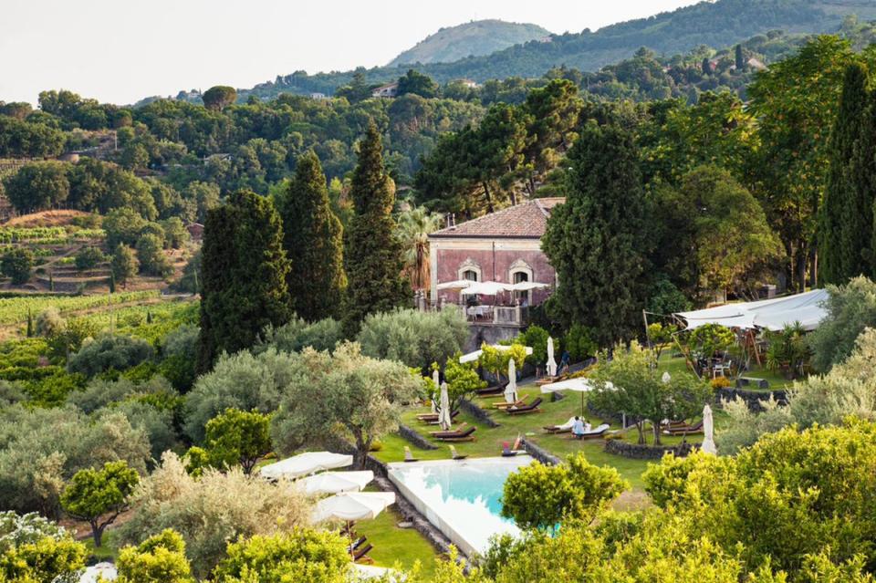 Guests can book guided tastings and tours of the winery (Monaci delle Terre Nere)