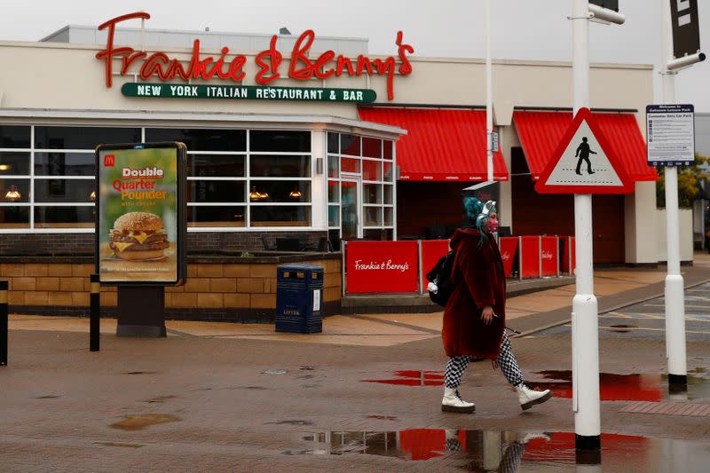 FILE PHOTO: Frankie & Benny's restaurant in Cheshire