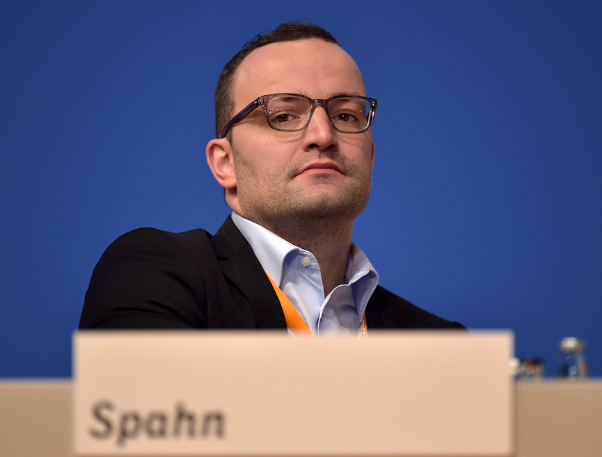 <em>Jens Spahn attacked the use of English by foreign workers in Germany (Rex)</em>