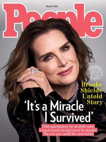 Michael Schwartz Brooke Shields People Magazine Cover in 2023.