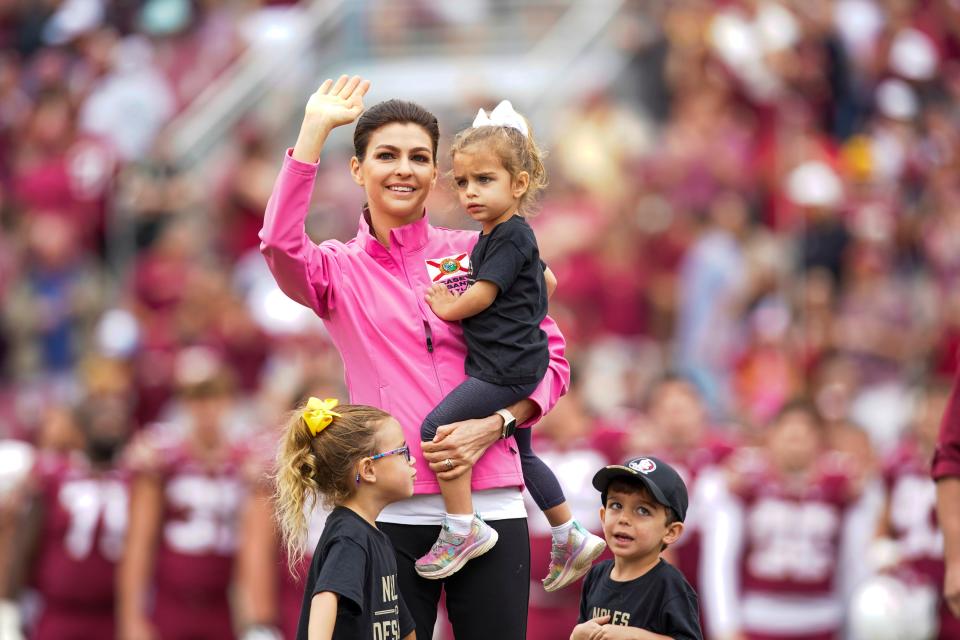 Casey DeSantis with her family