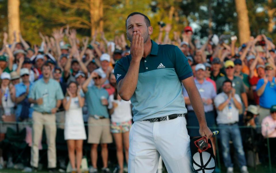 Sergio Garcia was emotional after his Masters victory - Credit: Reuters
