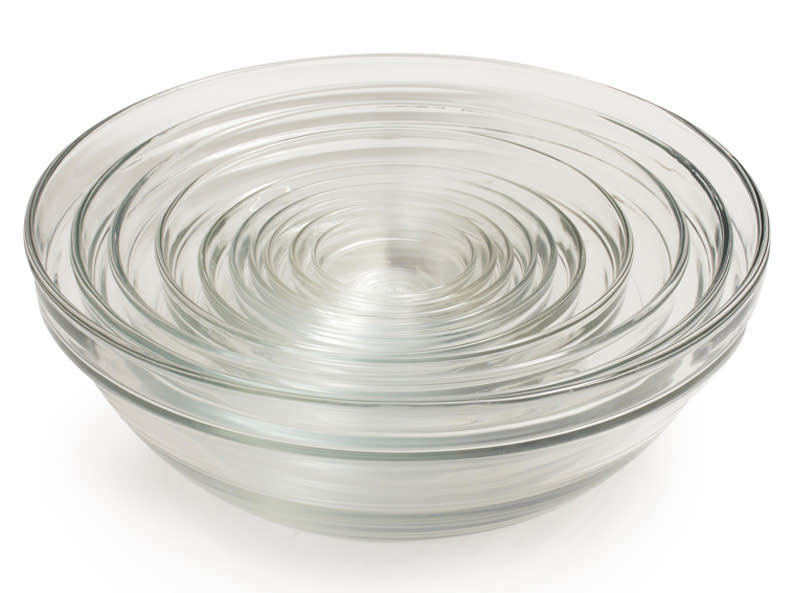 Clear Mixing Bowls