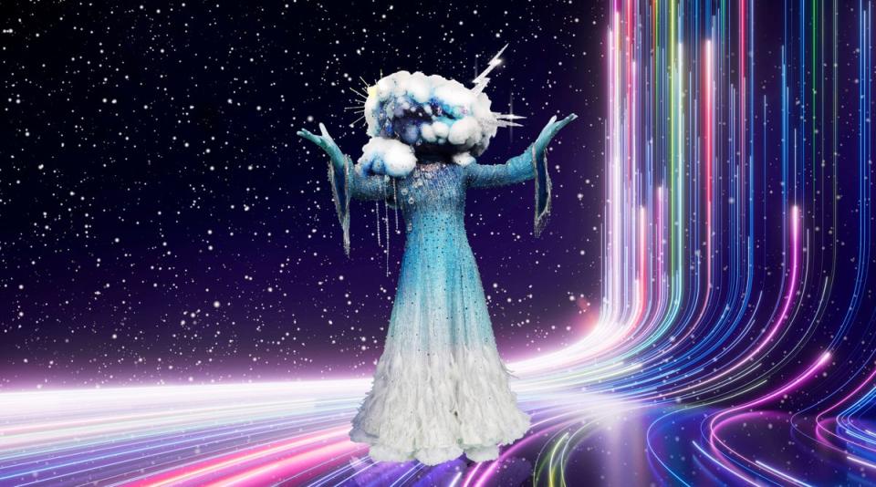 Dionne Warwick in disguise as ‘Weather’ on ‘The Masked Singer’ UK (ITV)