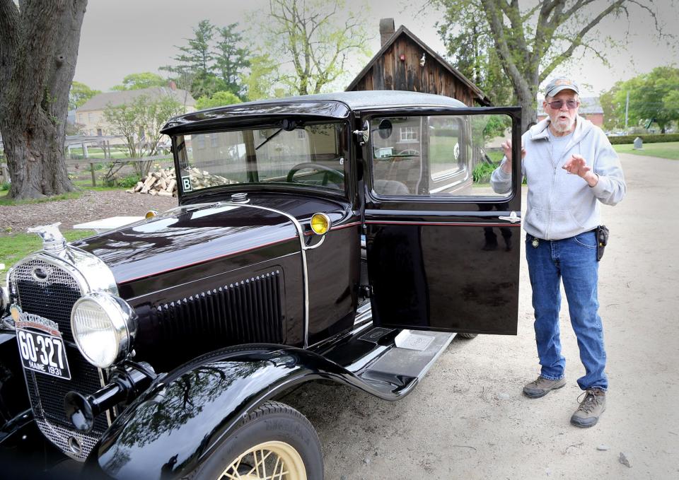 Strawbery Banke Museum restoration carpenter Dan Smith talks about the 1931 Ford Model A he has had since he was 16 years old May 15, 2024.