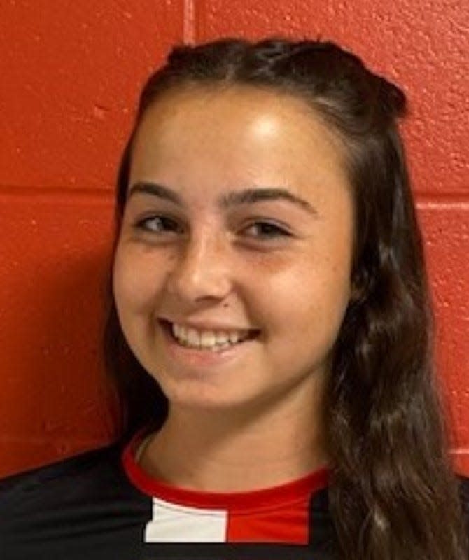 Durfee girls soccer player Julia Hargraves