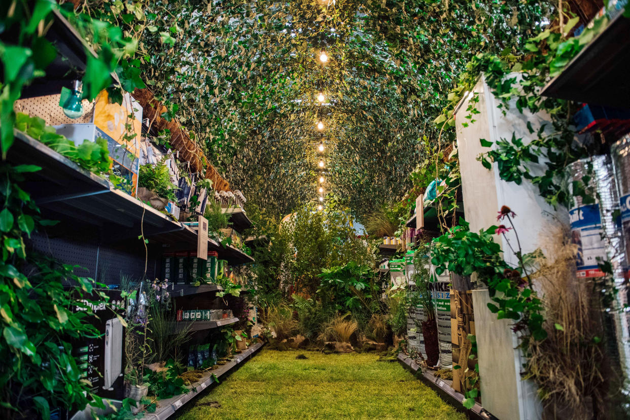 The aisles, photographed here, are perfect for environmentally-friendly DIY enthusiasts. (SWN)