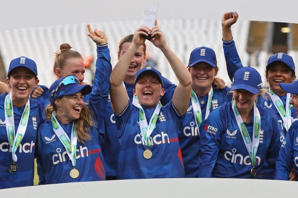 England women won the 50-over and T20 series in the Women’s Ashes last summer (Getty)