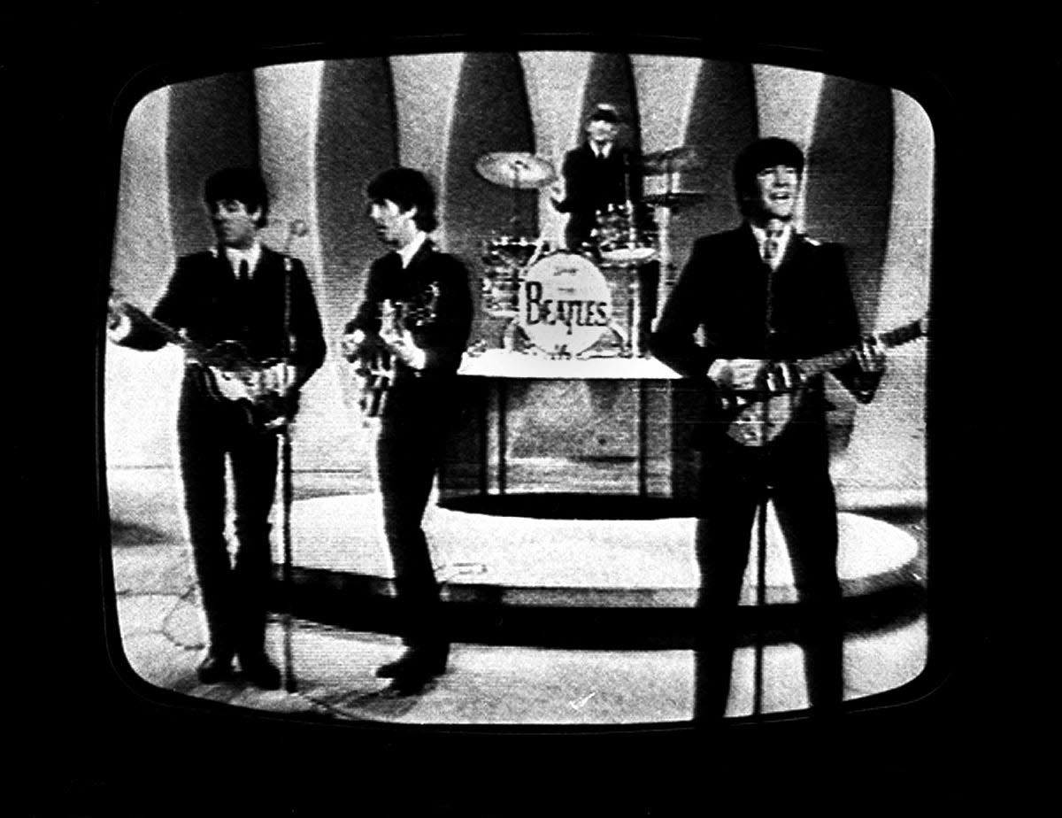 Tom Weschler snapped shots of the Beatles' performances on "The Ed Sullivan Show" in February 1964.