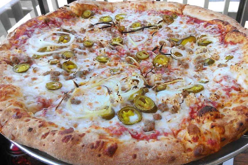 afterburner pizza at Pungo Pizza & Ice Cream at Virginia Beach, Virginia