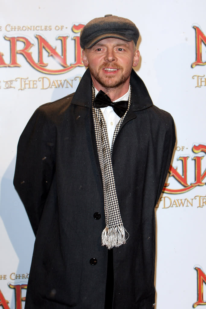 The Chronicles of Narnia The Voyage of the Dawn Treader 2010 UK Premiere Simon Pegg