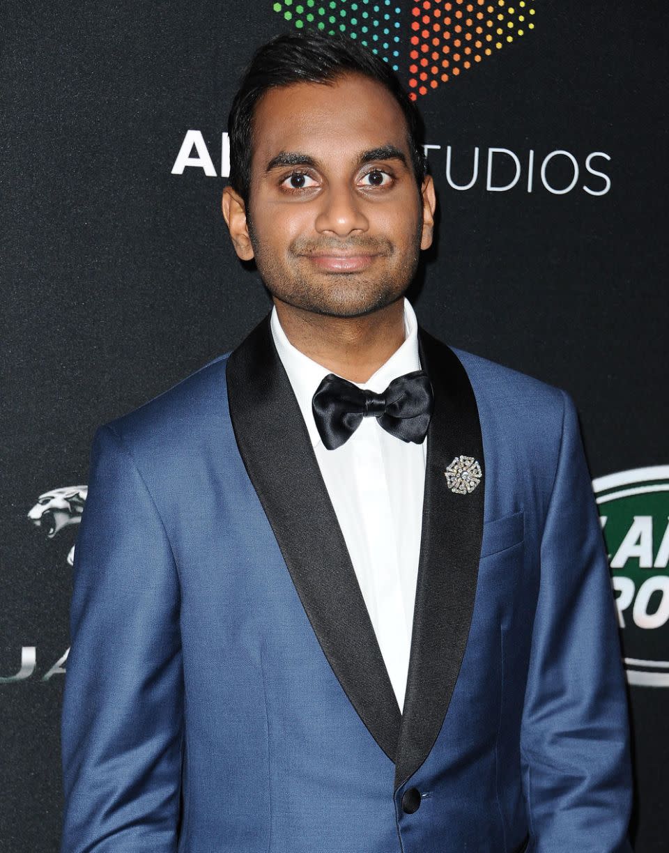 Aziz Ansari, here at an event in Los Angeles last year, has responded to claims of sexual misconduct. Source: Getty