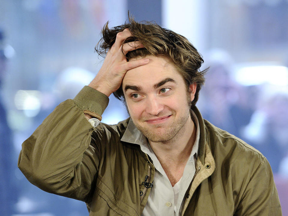 Closeup of Robert Pattinson