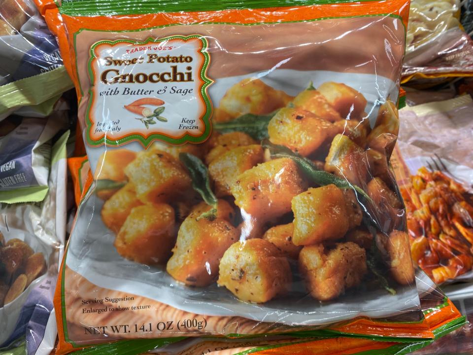 Trader Joe's sweet-potato gnocchi