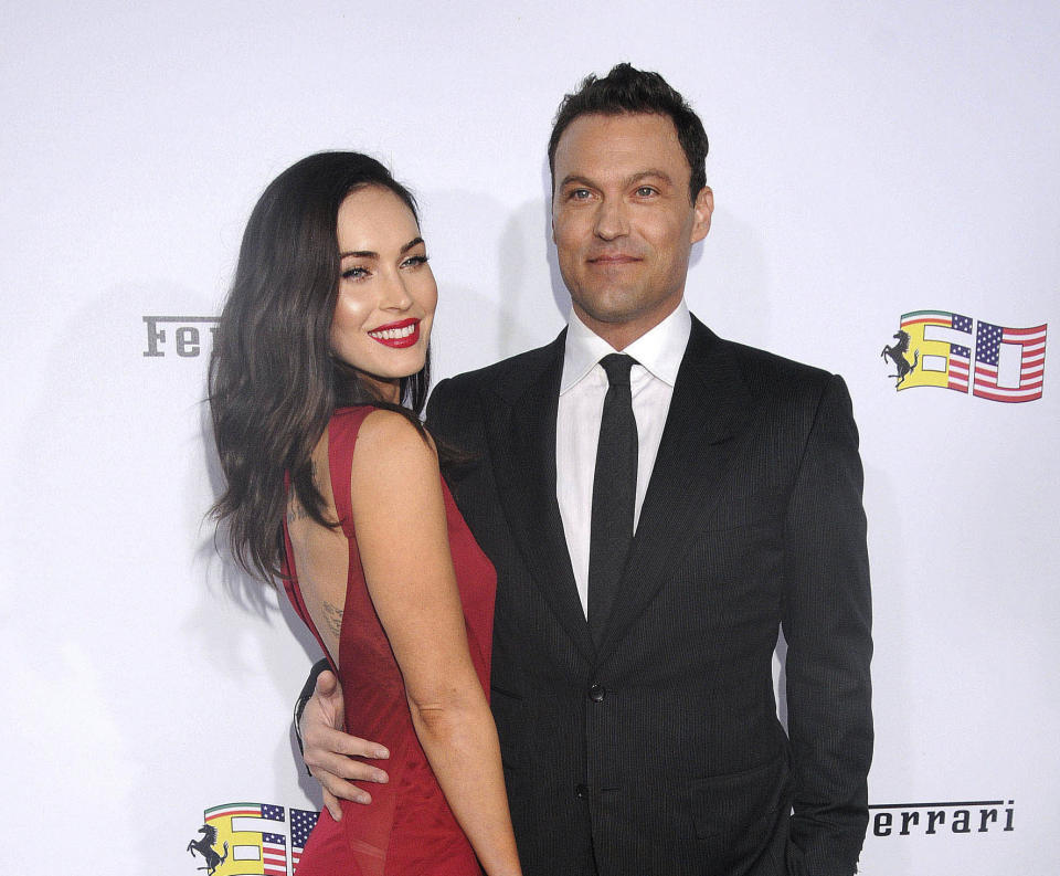 May 18th 2020 - Megan Fox and Brian Austin Green are separating after nearly ten years of marriage. - File Photo by: zz/Galaxy/STAR MAX/IPx 2014 10/11/14 Megan Fox and Brian Austin Green at Ferrari's Celebration Of 60 Years In The USA held on October 11, 2014 at The Wallis Annenberg Center For The Performing Arts in Beverly Hills, CA.