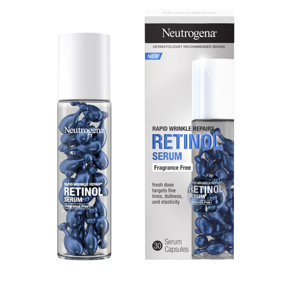 <p><a href="https://go.redirectingat.com?id=74968X1596630&url=https%3A%2F%2Fwww.walmart.com%2Fip%2FNeutrogena-Rapid-Wrinkle-Repair-Retinol-Face-Serum-Capsules-30Ct%2F148373910&sref=https%3A%2F%2Fwww.harpersbazaar.com%2Fbeauty%2Fskin-care%2Fg45805854%2Fbest-drugstore-retinol-creams%2F" rel="nofollow noopener" target="_blank" data-ylk="slk:Shop Now;elm:context_link;itc:0;sec:content-canvas" class="link ">Shop Now</a></p><p>Rapid Wrinkle Repair Retinol Face Serum Capsules</p><p>walmart.com</p><p>$16.10</p>