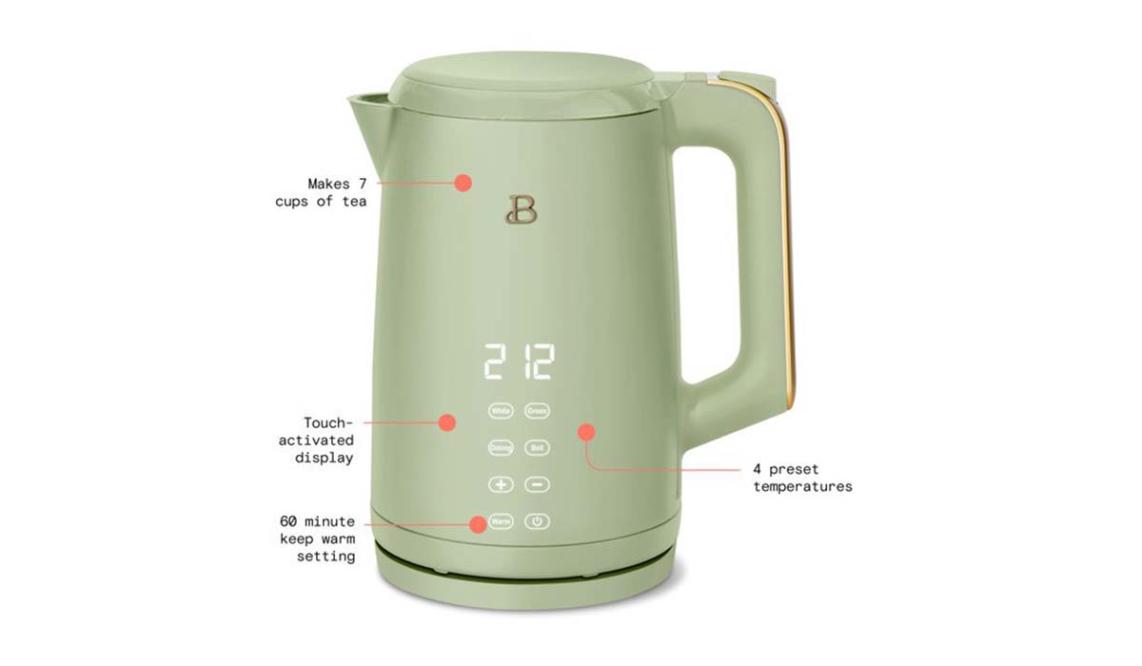 MOOSOO Electric Travel Kettle for Boiling Water, Keep Warm