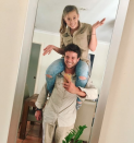 <p>Bindi Irwin shared this cute snap of her and boyfriend Chandler for Valentine's Day, along with this message.</p><p>"Happy Valentine’s Day to my love who is always there for me, especially when I need to reach things on high shelves! @ChandlerPowell you’ve brought endless light to my life since the first day I met you, over 4 years ago. You’re such a blessing. I love you with all my heart #MySunshine."</p>
