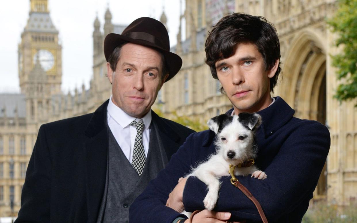 Hugh Grant and Ben Whishaw in A Very English Scandal - PA