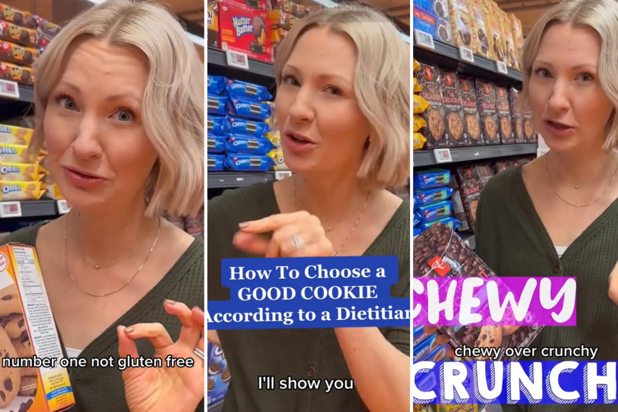 Toronto-based registered dietitian Abbey Sharp is sharing the three factors she considers when shopping for cookies — ingredients, texture, and taste.