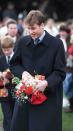 <p>Prince William attends the Christmas Day service at Sandringham Church.</p>