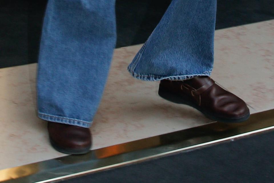 A closer look at Jung’s clogs. - Credit: Spread Pictures / MEGA