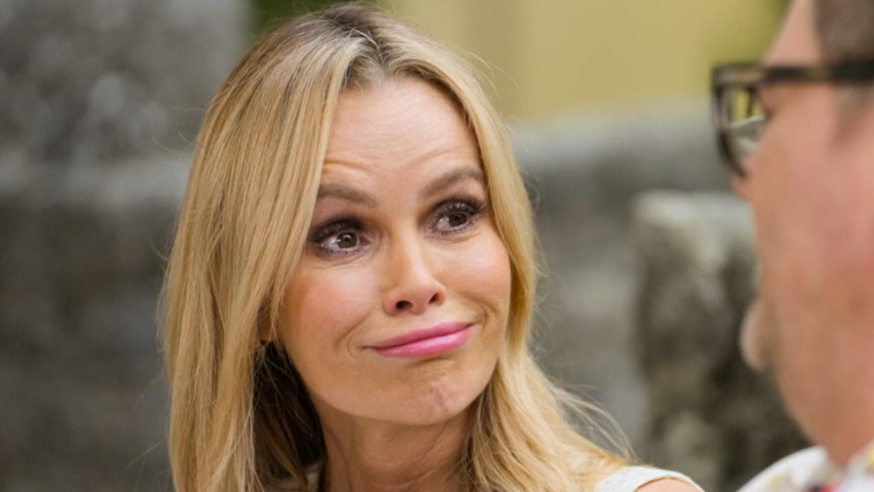 Amanda Holden tearfully discussed the possibility of her kids leaving home on Amanda and Alan's Italian Job. (BBC)