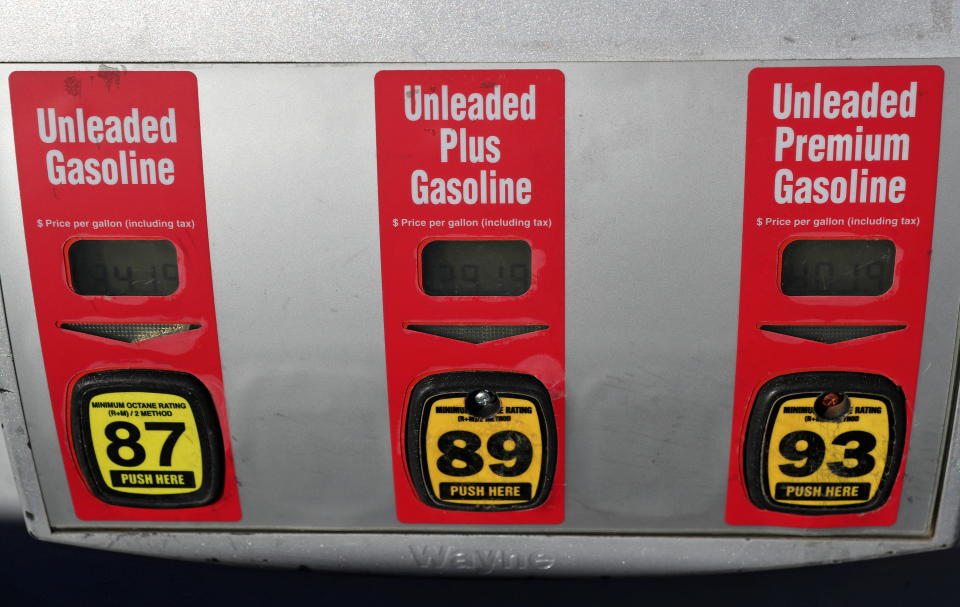 A gas pump in McLean, Va.