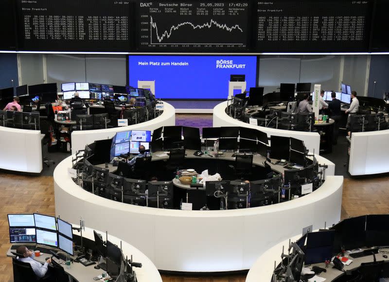 German share price index DAX graph is pictured at the stock exchange in Frankfurt