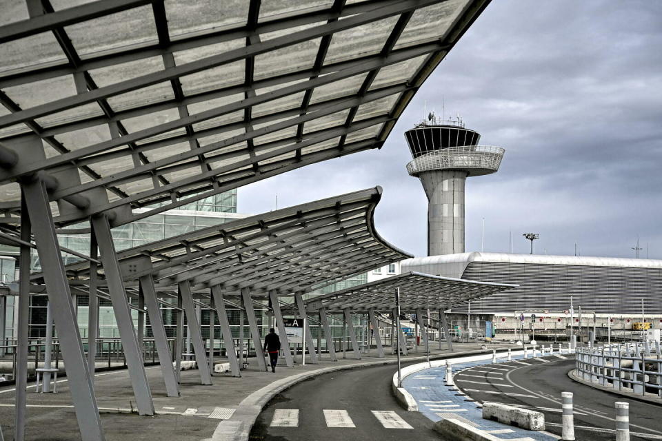 L'aéroport de Bordeaux-Mérignac, le 18 mars 2022.  - Credit:PHILIPPE LOPEZ / AFP