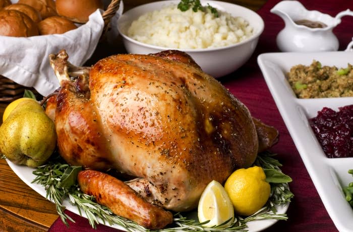 Turkey Thanksgiving dinner