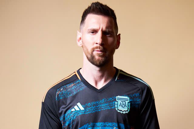 <p>Adidas/MEGA</p> Lionel Messi