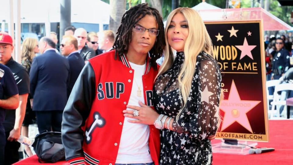 Wendy Williams and son, Kevin Hunter Jr., attend her Hollywood Walk of Fame Star ceremony on Oct. 17, 2019 in Hollywood. (Photo by David Livingston/Getty Images)