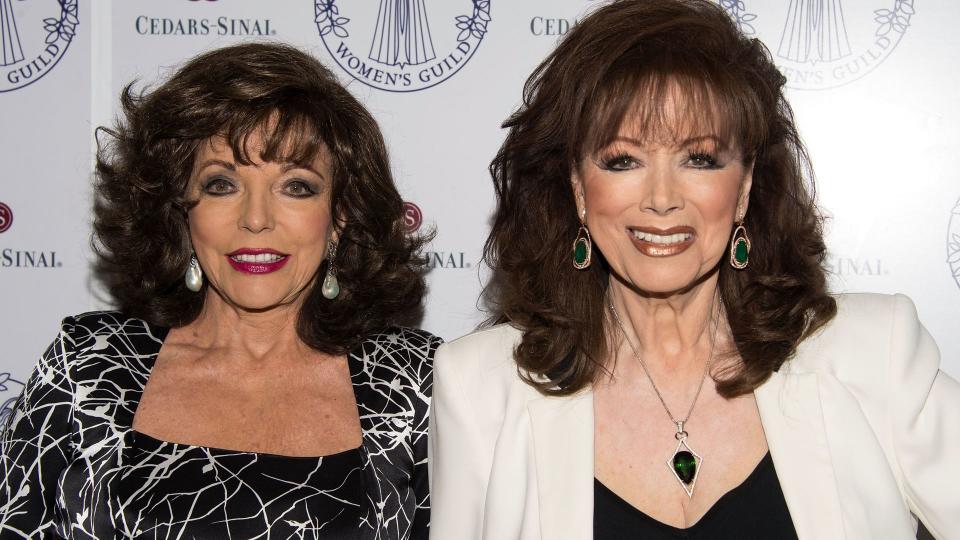 Joan's sister Jackie Collins died in 2015