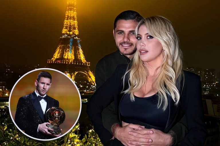 Se revelaron los motivos por los que Mauro Icardi y Wanda Nara no asistieron a la gala del premio Balón de Oro