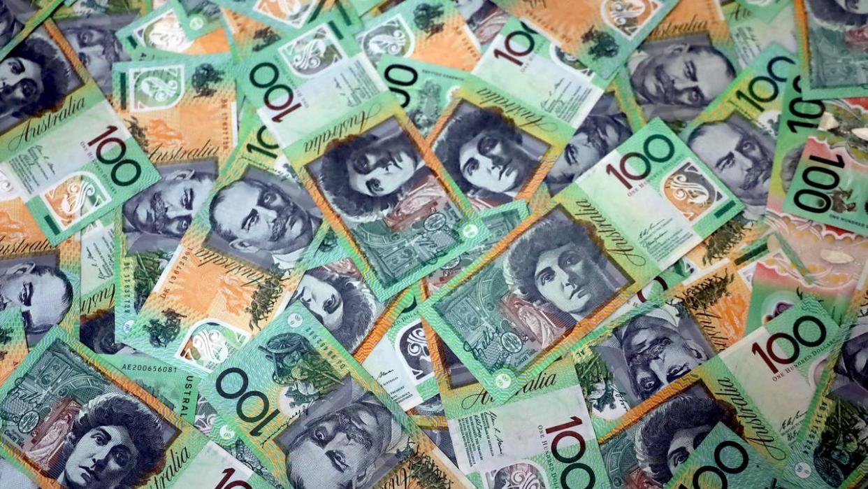 FEDERAL BUDGET 2024: AUSTRALIA - NewsWire Photos - General view editorial generic stock photo of Australian cash money currency. Picture: NCA NewsWire / Nicholas Eagar