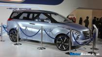 Hyundai will enter the MPV space with the launch of the production version of the Hexa Space, which was showcased at the 2012 Auto Expo.